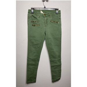 Nordstrom Army Green Skinny Jeans 5